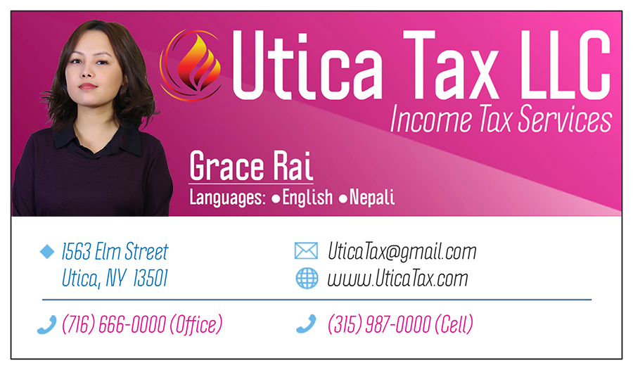 Grace Rai - Utica Tax LLC